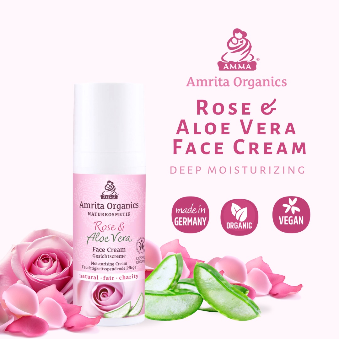 Gesichtscreme Rose & Aloe Vera