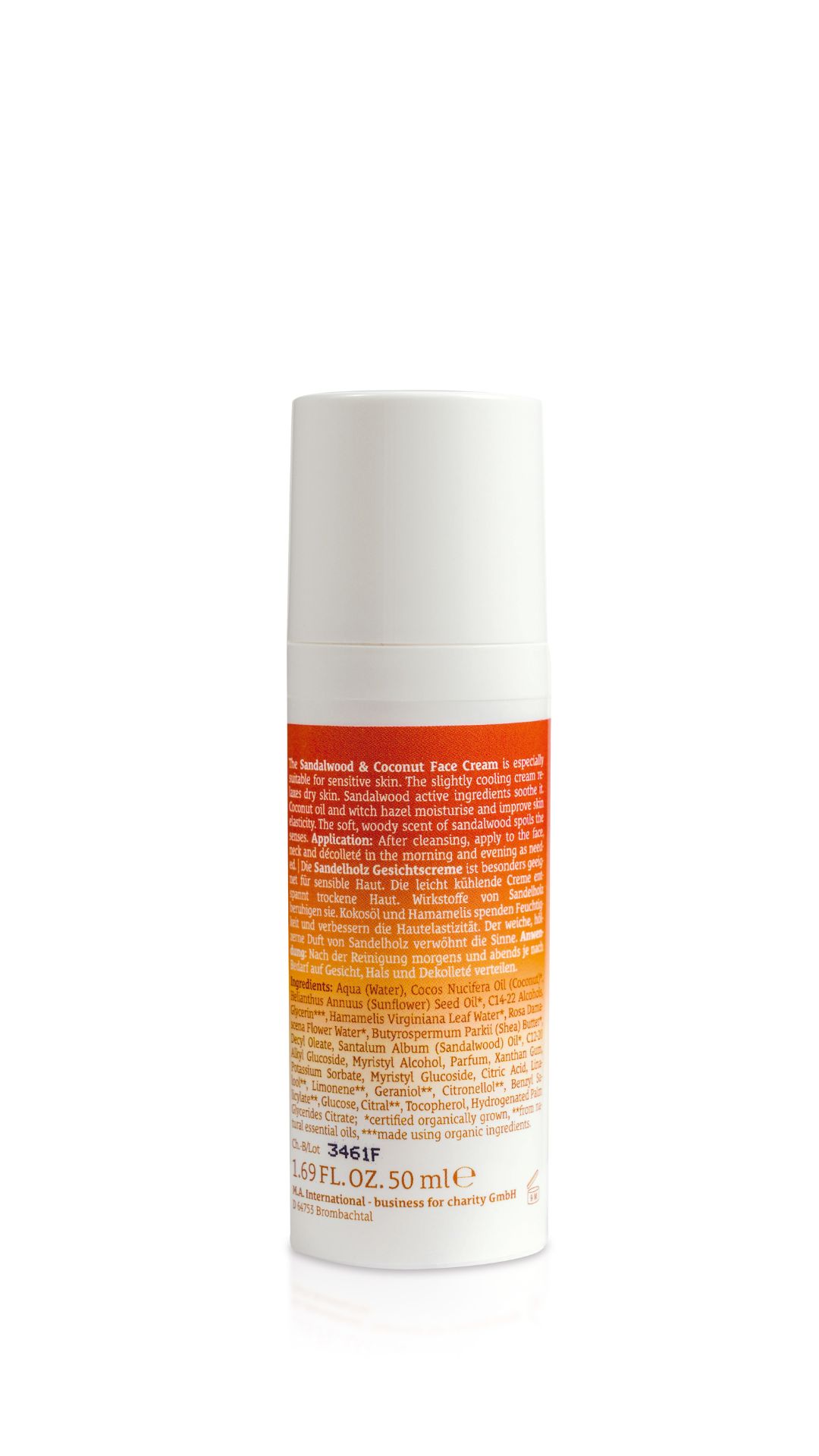 Gesichtscreme Sandalwood and Coconut Gesichtscreme Sandalwood and Coconut