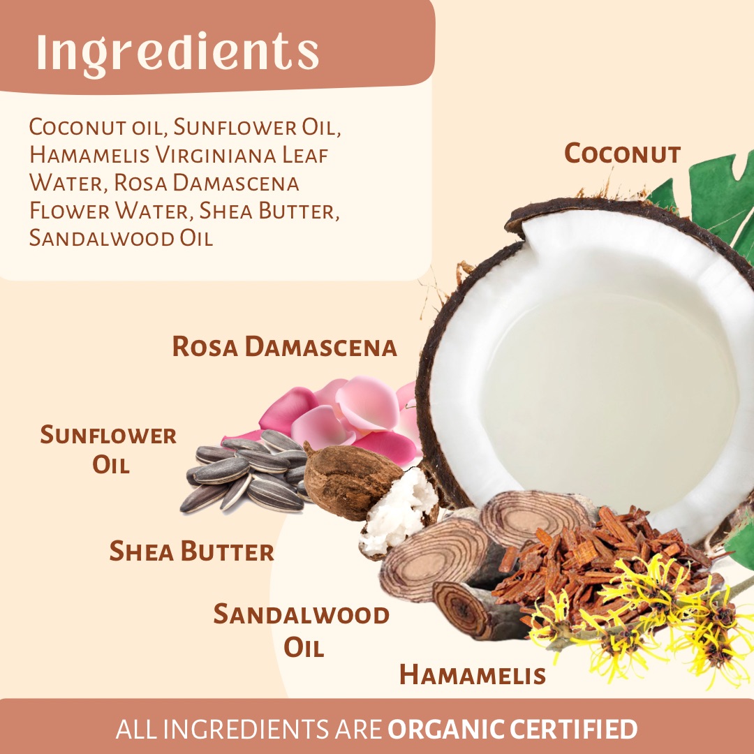 Gesichtscreme Sandalwood and Coconut Gesichtscreme Sandalwood and Coconut